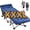 XXL Gray with 2 Sided Cushion, variant on Slsy Extra Heavy Duty XXXL Camping Cot,Folding with Mattress,1200D Oxford Portable Cot Bed with Carry Bag for Camping, Hiking, Travel, Guest,Supports 900 lbs