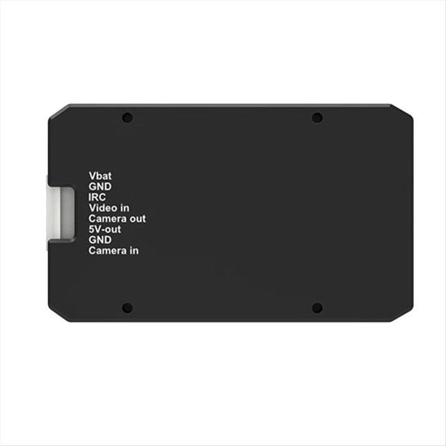 Para 5.8G 2.5W VTX 40CH con Interfaz MMCX Micrófono Incorporado Refrigeración Dual para FPV Drone VTX