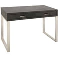 thumbnail image 2 of Stylish Ss Leather Console Table, 2 of 3