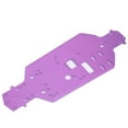thumbnail image 4 of Aluminum Alloy Chassis, RC Chassis Plate  Replacement  for RC Accessory for Student for Outdoor for 1/10 RC Car Purple, 4 of 8
