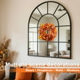 thumbnail image 5 of Fall Wreath Decoration Thanksgiving Front Door Decor Artificial Rustic Leaf Wreath Farmhouse Pumpkin Sunflower Home Wall Window Festival Wedding Décor 16.9" Design 5, 5 of 8