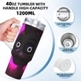 thumbnail image 3 of Yiaed Five Nights At Freddy'S Imprimé 40oz Contenant Isotherme à Double Paroi en Acier Inoxydable Tasse de Voyage à Café Isolée avec Poignée Aventure Réutilisable, 3 of 8