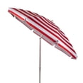 thumbnail image 5 of Oniva 5.5 Ft Portable Beach Umbrella with UPF 50 plus Sun Protection and Tilt Pole, Red Cabana Stripe, 5 of 11