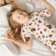 thumbnail image 5 of Balery Autumn Maple Leaf with Hedgehog Conjunto de Pijama Infantil de Manga Corta con Estampado – Ropa de Dormir de Algodón Suave-Medium, 5 of 6