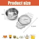 thumbnail image 2 of Coladores de té, 2 piezas, coladores de té pequeños de malla fina con tazón, infusores de té suelto de acero inoxidable, filtro de té con extensor de doble ala para té suelto, 2 of 7