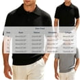 thumbnail image 6 of LIaqionyy Mens Knit Shirt Collared Short Sleeve Texture Summer Vacation Beach Stretchy Golf Tees Shirts Clothes, 6 of 6