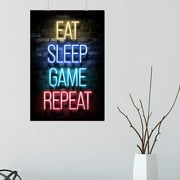 Hvxrjkn 2Pcs Gaming Poster, Boys Room Decorations for Bedroom, gamer wall art,Gamer, Teen boy bedroom, game room, No Frames