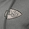 thumbnail image 2 of Women's Antigua  Heather Black Kansas City Chiefs Seeker Full-Zip Hoodie Jacket, 2 of 2