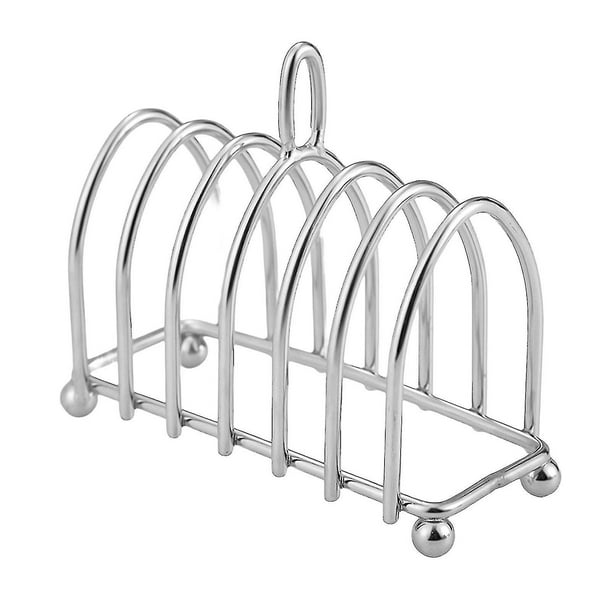 Toast Holder - Food Grade Rust-Proof Stainless Steel Toast Rack, Multiple Slice Holes Loaf Stand Gadget Kitchen Accessories