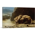thumbnail image 1 of ARTCANVAS The King Drinks 1881 Canvas Art Print by Briton Riviere - Size: 26" x 18" (1.50" Deep), 1 of 9