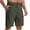 #01 Army Green 【Mix & Match: Choose Your Favorites】, variant on Men's Loose Casual Cargo Shorts, Workwear Multi-Pocket Half Pants with Button Zipper, Lightweight Hiking, Utility, Streetwear, Summer | AESTIVO,Black XL
