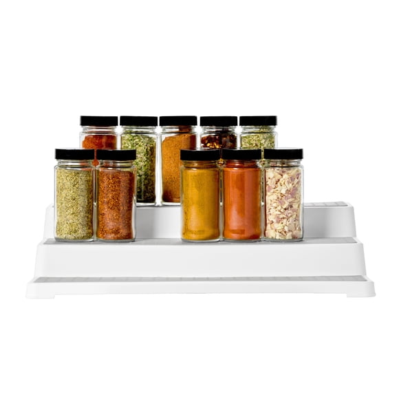 Organizador de estantes madesmart de 3 niveles, sin BPA, 37 x 25 x 9 cm