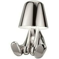 thumbnail image 1 of Little Golden Man Lámparas De Mesa Led Control Táctil Lámpara Regulable Barra Luz Nocturna - Argent, 1 of 1