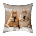 thumbnail image 2 of Yeciiwht Cute Animals Print Pillow Covers 18x18 Inches Decorative Throw Pillow Covers, Bedroom Living Room Sofa Cushion Covers Soft Cozy Pillow Case for Home Decoration, 2 of 6