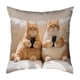 thumbnail image 2 of Juego de almohadas con estampado de animales bonitos para dormitorio, sala de estar, sofá, cojín de 45 x 45 cm para decoración de sofá y sala de estar, funda de almohada aterciopelada., 2 of 6