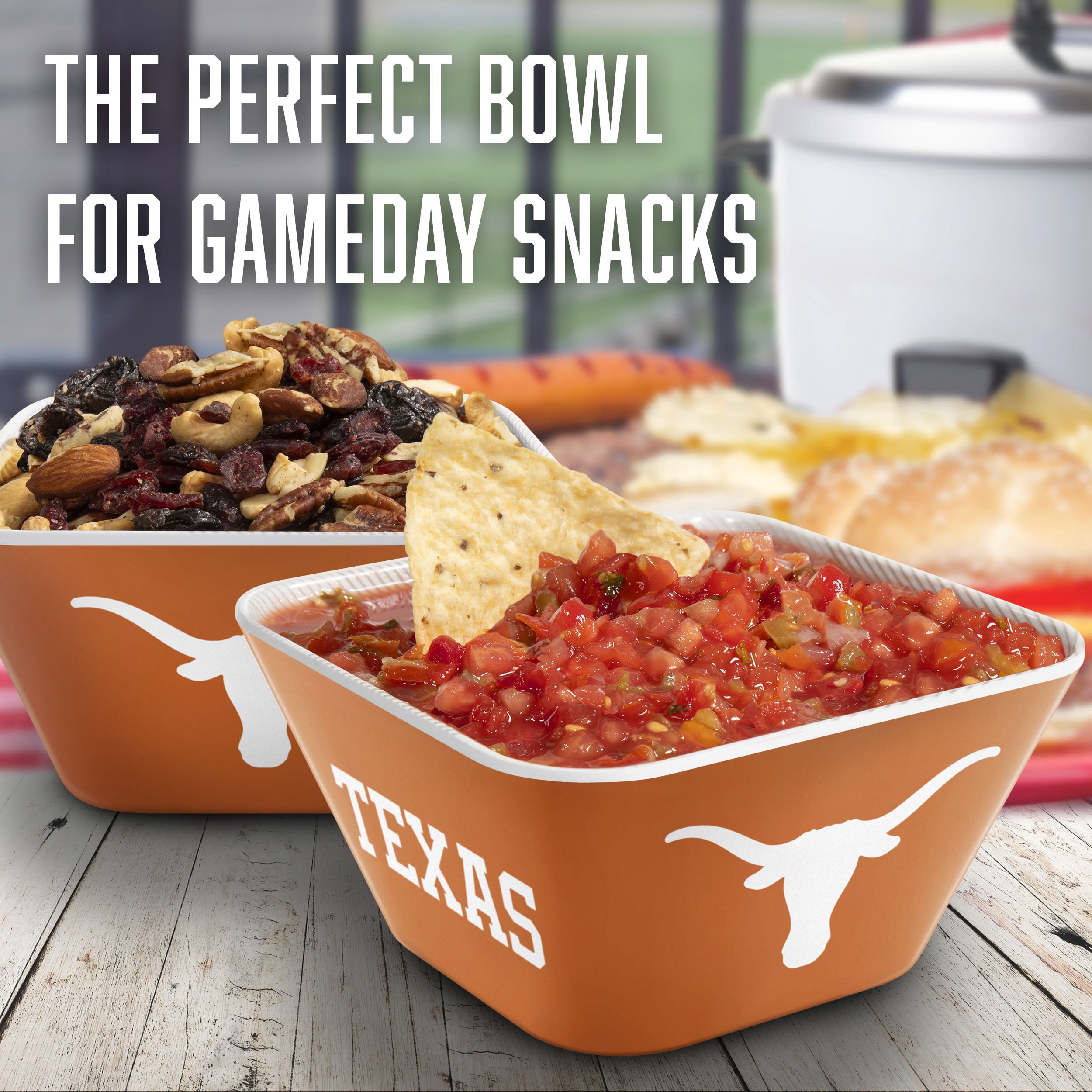YouTheFan NCAA Texas Longhorns Small Snack Bowl