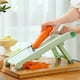 thumbnail image 5 of Cortadora de mandolina ajustable para verduras y frutas, color verde, 5 of 5