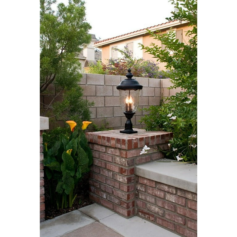 Maxim Carriage House DC Three Light 29-Inch Outdoor Post Maxim Carriage House DC Three Light 29-Inch Outdoor Post