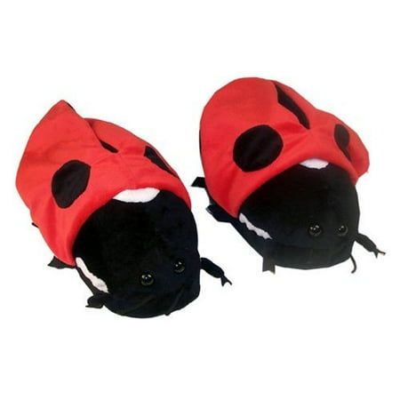 Comfy Feet Ladybug Animal Feet Slippers