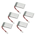 thumbnail image 2 of Batería De Dron De Control Remoto, Batería De Respaldo UAV De Control Remoto 5PCS Pure Cobalt 802540 Portable 3.7V Para X5SW Para X5C 1 Para Accesorios De Batería, 2 of 8
