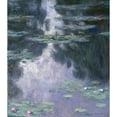 thumbnail image 2 of Claude Monet 20x22 Black Ornate Framed Double Matted Museum Art Print Titled: Water Lilies (Nympheas), 2 of 5