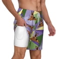 thumbnail image 3 of Balery German Shepherd Dog Mens Swim Trunks Swim Shorts for Men Quick Dry Inseam Beach Shorts with Compression Liner Pocket-Small, 3 of 9