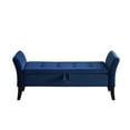 thumbnail image 6 of Huloretions ​​​​​​​Storage Ottoman Bench,Velvet Bed Bench With Upholstered End Of Bed Bench Shoe Bench For Bedroom Living Room 51.5'', 6 of 6