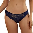 thumbnail image 2 of Womens Underwear Invisible Seamless Bikini Lace Underwear Half Back Coverage Panties, 2 of 7