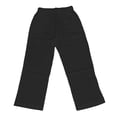thumbnail image 4 of Conairie Women's Summer Solid Linen Elastic Waist Loose Wide Leg Casual Pants Black L, 4 of 7