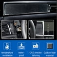 thumbnail image 4 of Real Bright Soft Car Interior Carbon Fiber Sticker Decoration3Pcs Carbon Fiber Interior Dashboard Cover For Porsche Macan 2019-2020Auto Car Protection Interior Accessories, 4 of 9