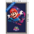 thumbnail image 3 of Nintendo The Super Mario Galaxy Movie (2026) - Mario Let's-A Go! Wall Poster, 14.725" x 22.375" Framed, 3 of 5
