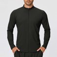 thumbnail image 5 of WRKEKC Athletic Jackets for Men Half High Neck Zip-Up Long Sleeve Soft Stretchy Running Workout Outerwear Tops, 5 of 7