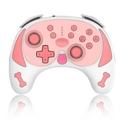 Wireless Gamepad Gaming Controller Fit for Nintendo Switch / Lite, Switch Bluetooth Controller Ergonomic Joystick Remote with Dual Vibration, Gyro Axis