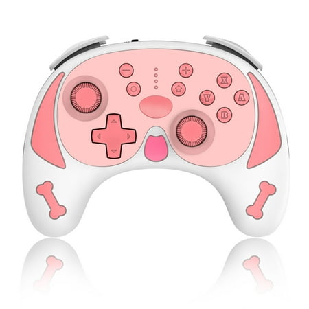 Wireless Gamepad Gaming Controller Fit for Nintendo Switch / Lite, Switch Bluetooth Controller Ergonomic Joystick Remote with Dual Vibration, Gyro Axis