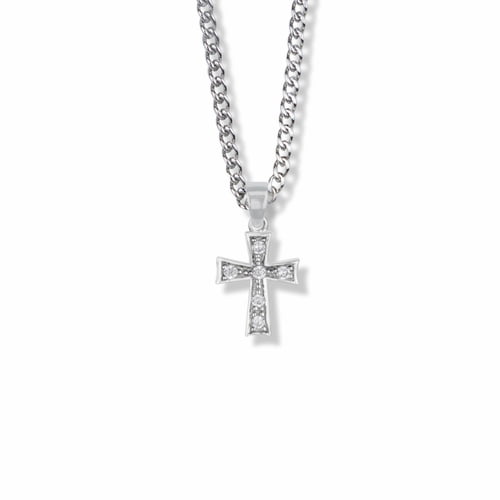 Crucifix Pendant Cross Pendant Sterling Silver Cross 35 x 18mm 