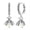No.2, variant on Original Devil's Eye 925 Sterling Silver Hoop Earrings AAA CZ for Women Jewelry Gift