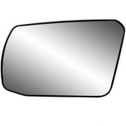 88214 - Fit System Driver Side Non-heated Mirror Glass w/ backing plate, Nissan Altima Coupe 08-13, Altima Hybrid 07-11, Altima Sedan 07-12, 4 7/ 16" x 6 3/ 4" x 7 3/ 4" (non-foldaway Mirror)