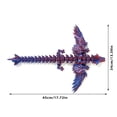 thumbnail image 2 of 3D Printed Crystal Wing Joints Can Be Decoration Hand Toys, 2 of 3