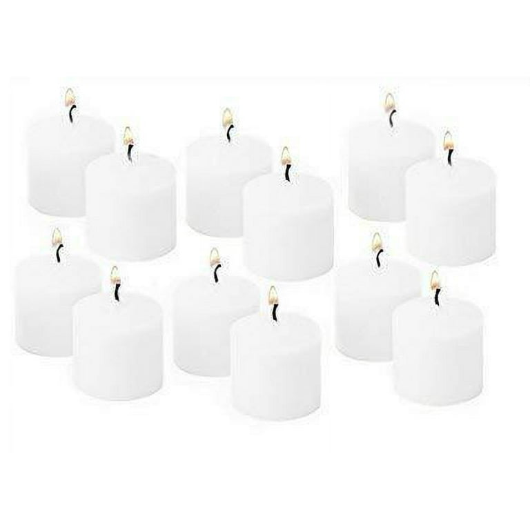 15 Hour Unscented Emergency And Events Bulk Votive Candles For Wedding  Votives, Luminary Candles, Restaurants, Churches, Bars, Parties, Spa and  Decorations (Set of 36, 15 Hour) - D'light Online Inc