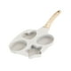 thumbnail image 5 of Sartén para huevos de 4 tazas Sartén para huevos con mango de madera Sartén para desayuno fácil de limpiar Beige, 5 of 9