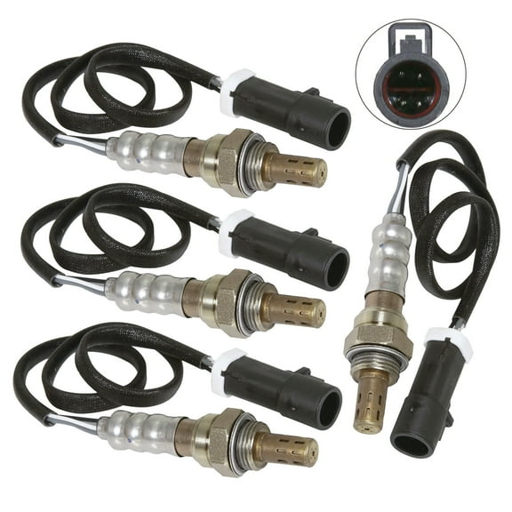 Maxfavor 4X O2 Oxygen Sensor for 1997-1999 Ford E-150 Van, Econoline Super Duty Upstream Downstream