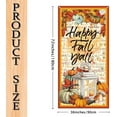thumbnail image 2 of Happy Fall Y''all Door Cover Fall Front Porch Door Sign Banner Fall Autumn Thanksgiving Harvest Pumpkin Birthday Party Baby Shower Decoration and Supplies for Home, 2 of 6
