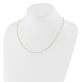 thumbnail image 3 of 14k Yellow Gold Adjustable 1mm Box Chain Necklace Pendant Charm, 3 of 10