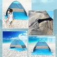 thumbnail image 4 of Tienda para la playa, refugio para el sol, toldo para acampar anti , sombrilla, sandía Sharpla Carpa emergente automática, 4 of 8