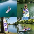 thumbnail image 3 of Quashley Inflatable Paddle Board 11' x 34" Wide All-Around SUP with Paddle, Pump, Backpack & Leash, 3 of 8