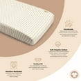thumbnail image 3 of Crane Baby Organic Cotton Stripe Change Pad Cover, 3 of 5