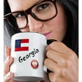 thumbnail image 2 of 3dRose, I Love Georgia , 11oz Two-Tone Black Mug, 2 of 7