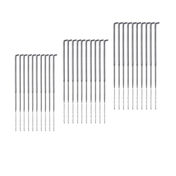 HOMOBABE 30 Pcs Wool Felt Needle Tools for Hand Sewing and Crafting with Ergonomic Design Kit