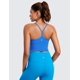 thumbnail image 2 of Top deportivo CRZ YOGA Butterluxe Y Back Crop Sparkle Azul XL, 2 of 4