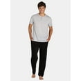 thumbnail image 2 of George Men's Fleece Pants, Sizes S-3XL, 2 of 7
